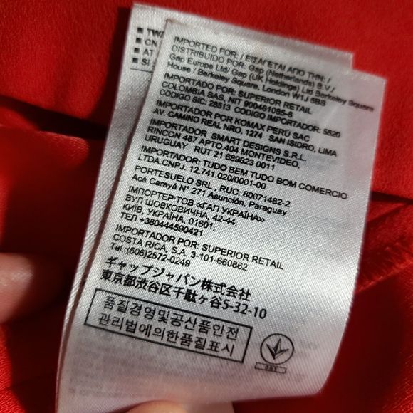 Banana  Republic woven curved hem shift dress orange size 4 - Picture 8 of 9